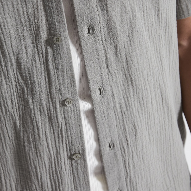 Kurzarmhemd "Isak Muslin"